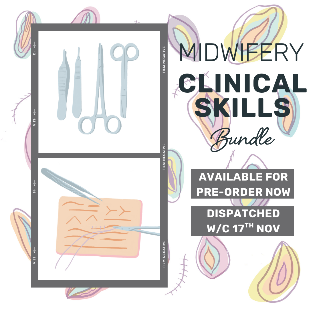Midwifery Clinical Skills Simulation Bundle - Suturing, ARM, Episiotomy, Infiltration, VE, Speculum Examination