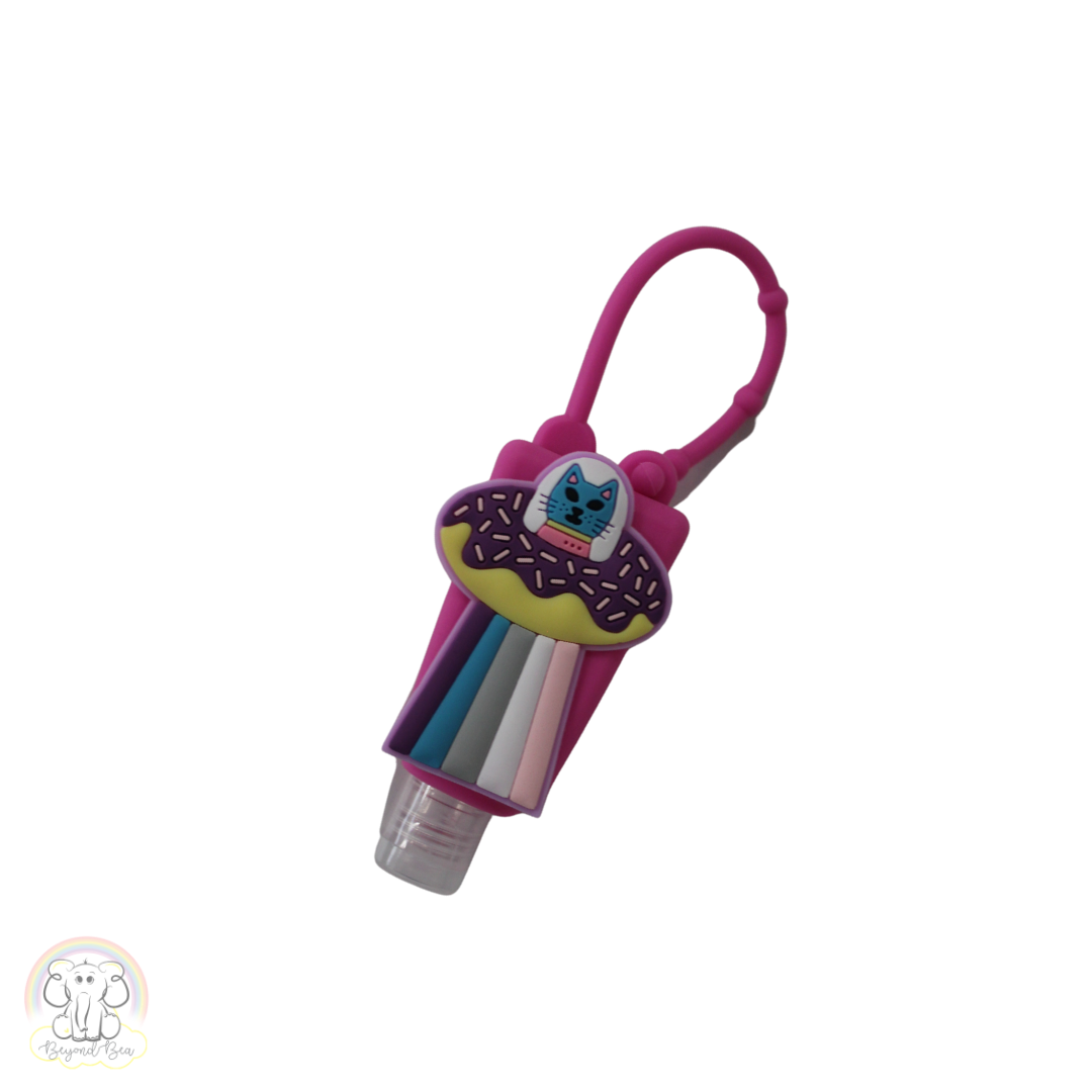 Hand sanitiser dispenser with attachment