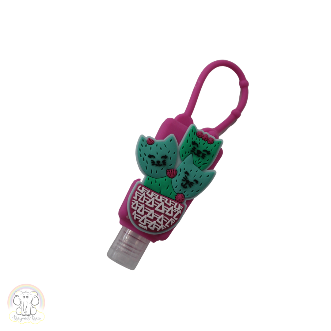 Hand sanitiser dispenser with attachment