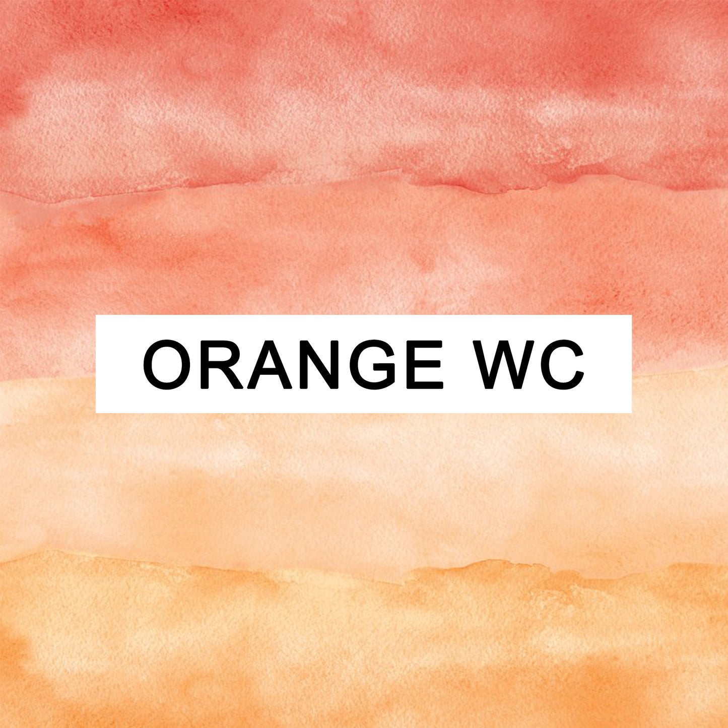 Orange Water Colour - Birth Counter