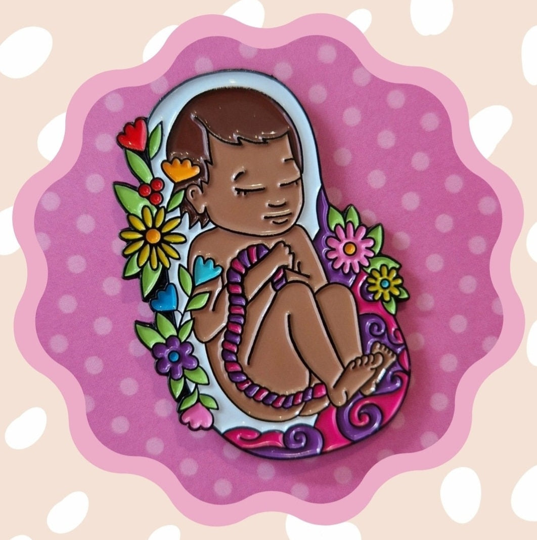 Rainbow Bloom Baby Pin