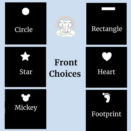 Baby Memorial Frame (UV printed)