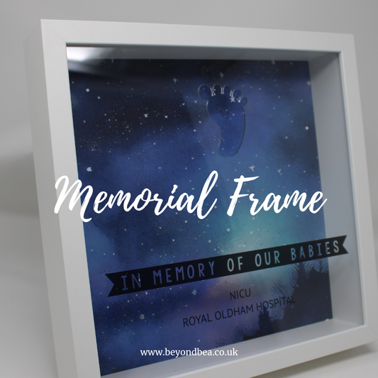 Baby Memorial Frame (UV printed)