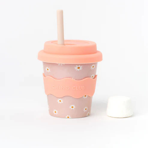 Daisy Chino Club - Babycino cup with straw