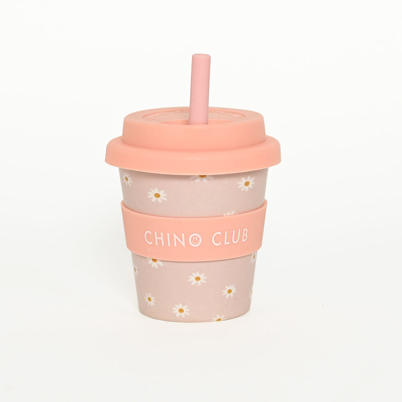 Daisy Chino Club - Babycino cup with straw