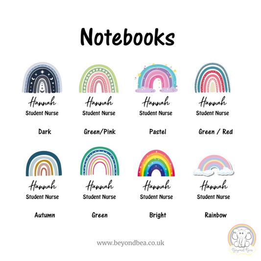 Personalised notebooks - A5 (Perfect for lectures/school and home)