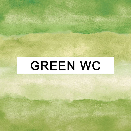 Green Water Colour - Birth Counter