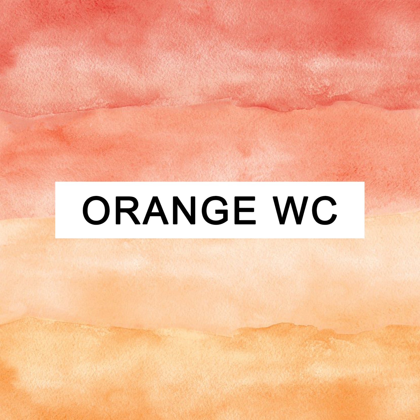 Orange Water Colour - Birth Counter