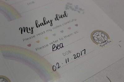 HOSPITAL / CHARITY ORDER Pregnancy After Loss / Rainbow Antenatal Stickers x 36